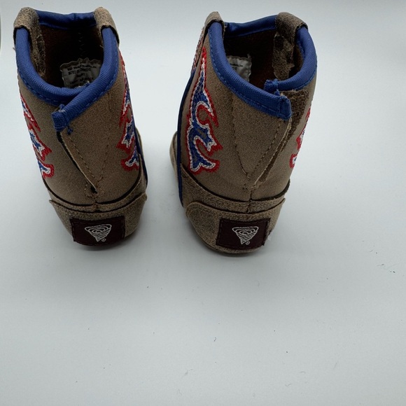 Baby Buckers Twister Cowboy Boots Baby Size infant Brown Western Soft Bottom - Picture 3 of 8